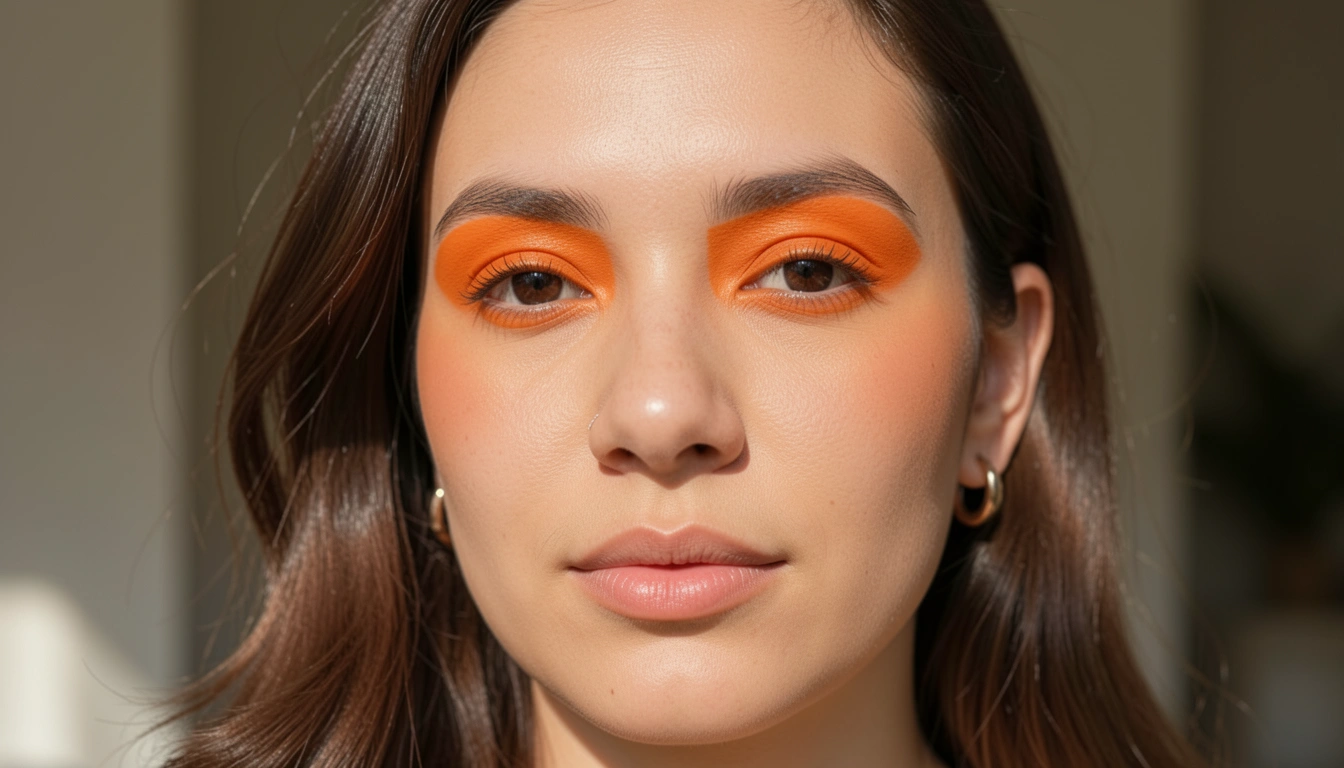 How To Do Orange Makeup Look