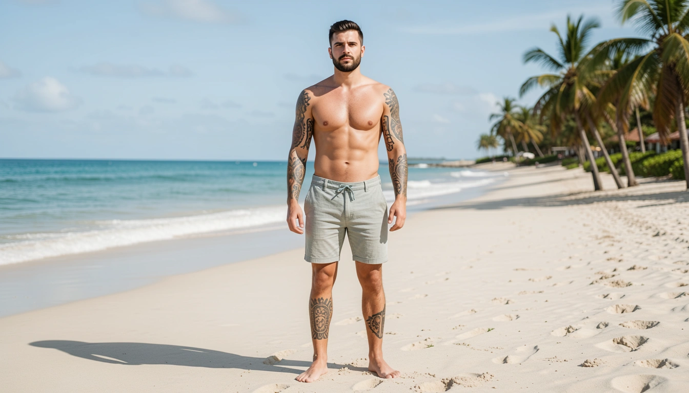 How To Design Stylish Mens Beach Tattoos