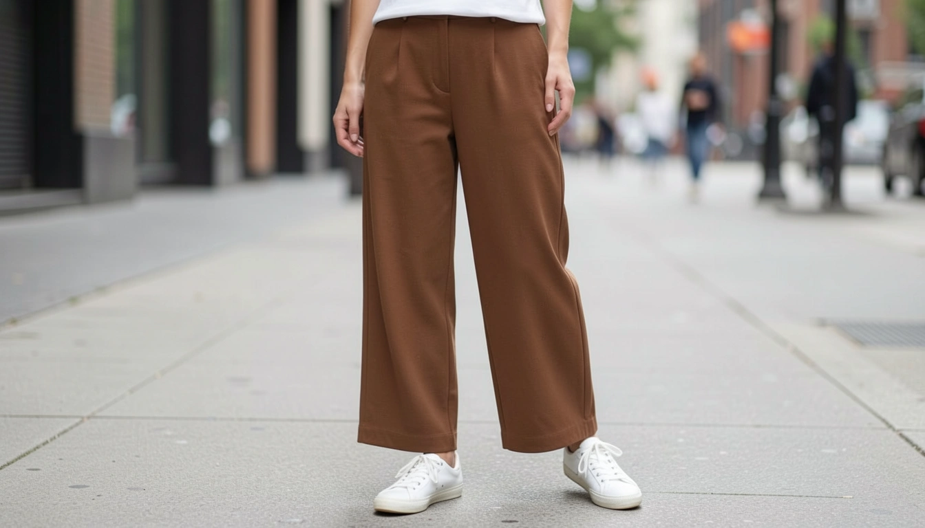 15 Brown Culottes Street Style For Warm Outfits