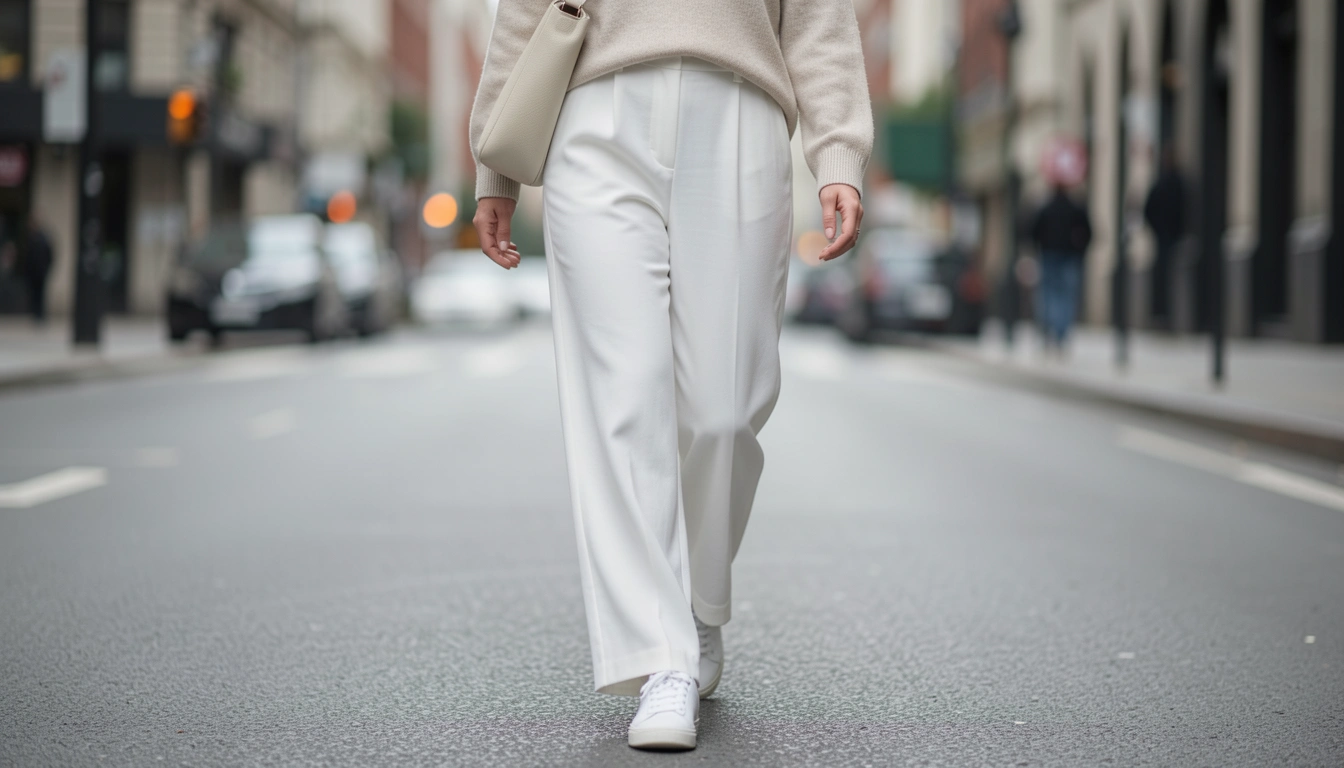 12 White Culottes Street Style For Fresh Style